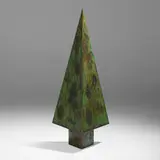 Unique illuminated Christmas Tree by Paul Evans, 1969, welded and painted steel, sold Jan 2024