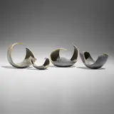 Paul Evans, Collection of four rare ashtrays