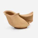 Large pitcher by George E. Ohr, 1898-1910, bisque earthenware, sold Jan 2024