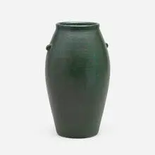 Merrimac Pottery, Large vase, c. 1905, glazed earthenware