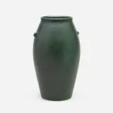 Merrimac Pottery, Large vase, c. 1905, glazed earthenware