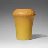 Valentien Pottery, Vase with maple leaves, c. 1911-14, glazed earthenware