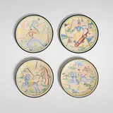 Viktor Schreckengost, Plates, set of four, c. 1929, glazed earthenware