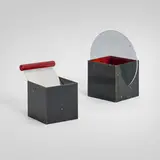 Walter von Nessen, Cube cigarette holder, model 17070 and ashtray