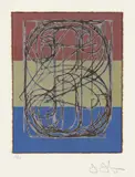 Jasper Johns, 0 through 9, 1967, Farblithographie auf Japan, auf Velin montiert