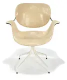 George Nelson, Swag Leg chair, 1954, Fiberglass, enameled metal