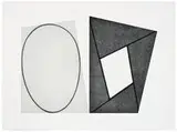 Robert Mangold, Frames and Ellipses (A, B and C), 1988, Complete set of 3 soft ground etching and aquatints in colors on watermarked Fabriano, Somerset and Arches