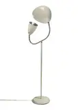 Greta Grossman, Rare Double Shade Floor lamp (Cone and Cobra)
