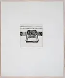Wayne Thiebaud, Fish (from Delights), 1964, Drypoint on Rives