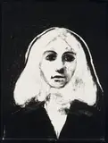 Nathan Oliveira, White Lady, 1964, Lithograph