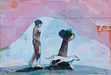 Theophilus Brown, Untitled, 1975, Gouache on paper