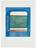 Richard Diebenkorn, Blue Surround, 1982, Spitbite aquatint and drypoint on Rives
