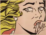 Roy Lichtenstein, Crying Girl, 1963, Offset lithograph on off-white wove paper