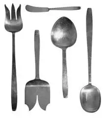 Porter Blanchard, Oslo Flatware (88), c. 1940, Sterling