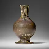 Vase by George E. Ohr, 1898-1910, glazed earthenware, sold Jan 2024