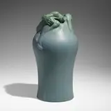 Artus Van Briggle for Van Briggle Pottery, Rare and Early Despondency vase, 1902, 1902, glazed earthenware