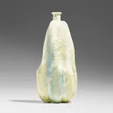 Rare gourd vase by Taxile Doat likely for University City, 1912-14, crystalline-glazed porcelain, sold Jan 2024