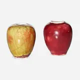 Adelaide Robineau, Cabinet vases, set of two