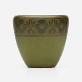 Maude Milner and Sarah Tutt for Marblehead Pottery, Vase with conventionalized flowers