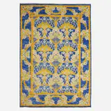 Medium pile carpet by Charles Francis Annesley Voysey, hand-knotted wool, sold Jan 2024
