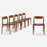 Niels O. Møller, Dining chairs model 71, set of six
