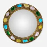 Creaciones Gobesso, Wall mirror, c. 1965, resin, glass