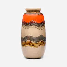 Scheurich Studio, Floor vase, c. 1975, glazed stoneware