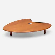 Arne Vodder and Anton Borg, Palette tray, c. 1955, teak