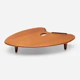 Arne Vodder and Anton Borg, Palette tray, c. 1955, teak
