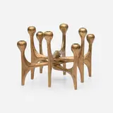 Michael Harjes, Candelabrum, c. 1965, gilt bronze