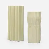 Modern, Op Art vases, set of two