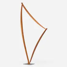 William Clift, Untitled, 2019, teak, steel