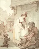 Thomas Rowlandson, Cries of London, "Milk O"