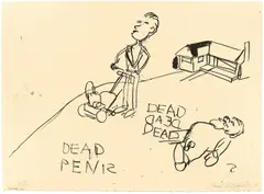 Paul McCarthy, Dead Penis“ / „Yellow Swing“ / „Coma, 1997, 3 Lithographien, jeweils auf chamoisfarbenem Rives-Velin