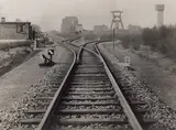 Rangiergleise im Zechengebiet bei Dortmund by Albert Renger-Patzsch, 1934, Vintage oder früher Silbergelatineabzug. Agfa-Brovira-Papier, sold Oct 2018