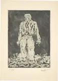 Georg Baselitz, Der Hirte, 1965, Radierung auf Papier