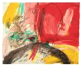 Walter Stöhrer, Ohne Titel, 1965, Öl, Aquarell, Farbkreide und Graphit auf Papier