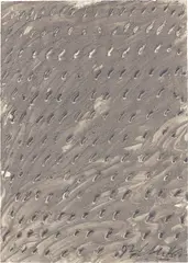 Uecker in Wien by Günther Uecker, 1992, Asche, Sand und Grafit auf Velin mit Ausstellungskatalog, in der Original-Leinenmappe, sold Sep 2024