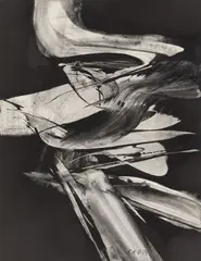 Karl Otto Götz, Ohne Titel, 1974, Gouache auf Karton