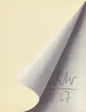 Gerhard Richter, Blattecke, 1967, Farboffset auf granulierten Halbkarton. 23,3 cm × 18 cm (9 ⅛ in. × 7 ⅛ in.)