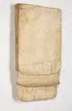 Lawrence Carroll, Calendar, c. 1987-89, Mixed media (resin, wax, handmade canvas paper) affixed to wooden support