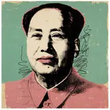 Andy Warhol, Mao, 1972, Screenprint in colors on Beckett High White paper