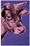 Andy Warhol, Cow, 1976, Screenprint on wallpaper