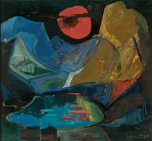 Fritz Schwaderer, Untitled, c. 1964, Oil on canvas