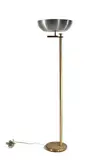 Kurt Versen, Flip Top Floor lamp, c. 1935, Spun-aluminum, steel
