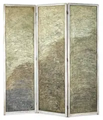Eloise Howard, Folding Screen, 1927, Painted wood, oil on linen