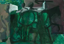 Howard Warshaw, Untitled, 1953, Collage