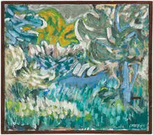Robert Chuey, Untitled, 1954, Oil on canvas