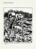 Lead Me to My Baptismal by Raymond Pettibon, 1990, Ink on paper, sold Oct 2012