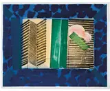 Nick by Howard Hodgkin, 1977, Soft-ground etching with sugar lift and aquatint with hand colouring in watercolor on Crisbrook handmade paper, sold Oct 2012